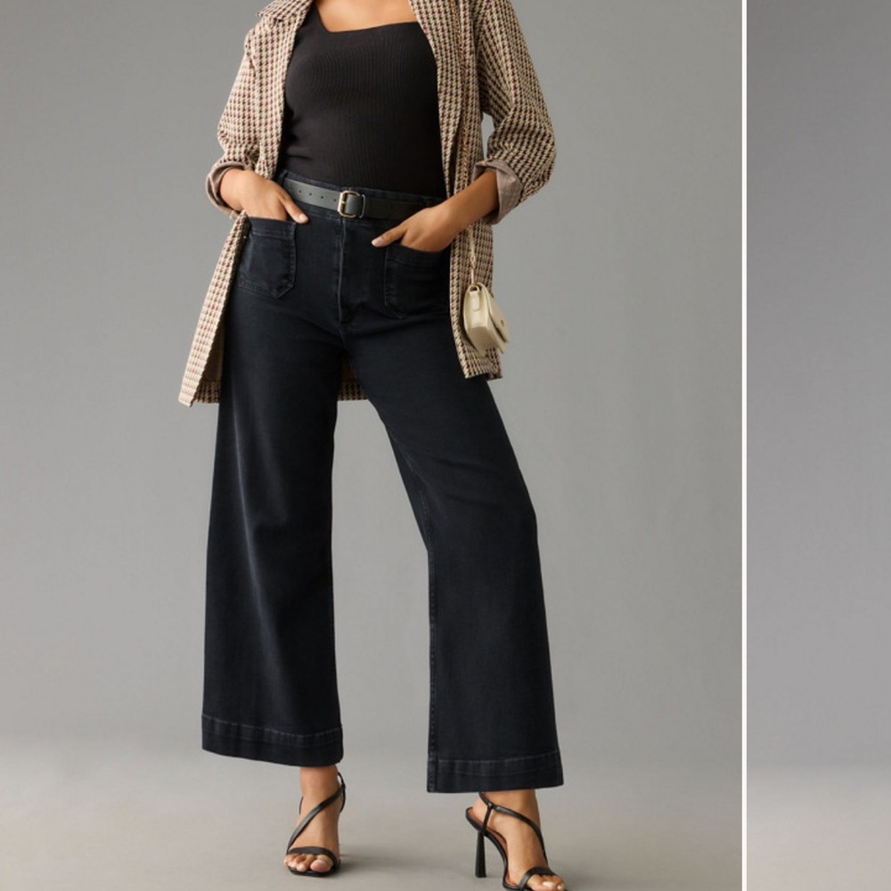 Colette denim cropped jeans by Maeve